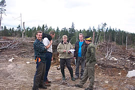 Bild - Team der Hess GmbH Forstservice in Schweden