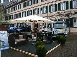 Ausstellung der Hess GmbH beim Frühjahrsmarkt in Amorbach